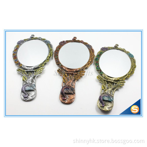 Metal Materials Peacock Mirror Wedding Favor Gift Set